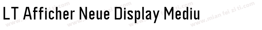LT Afficher Neue Display Medium字体转换